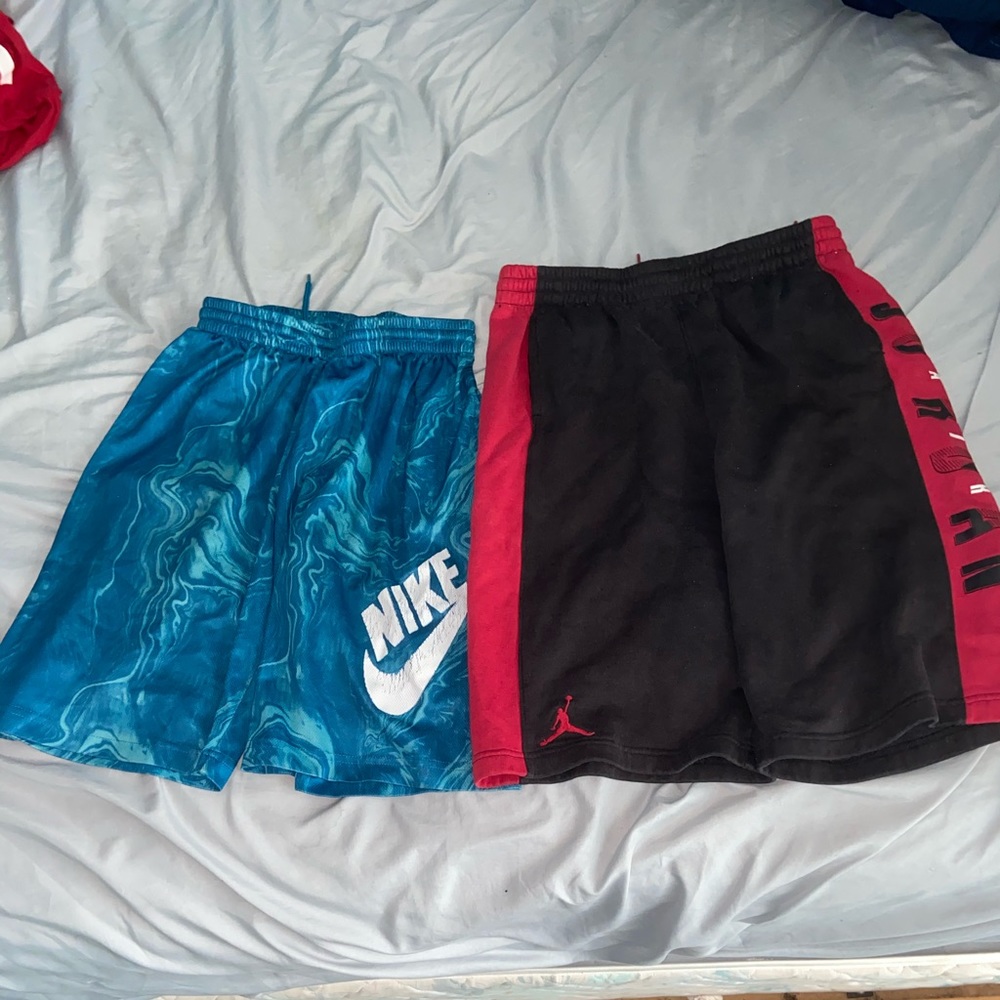 JORDAN SHORTS AND NIKE SHORTS